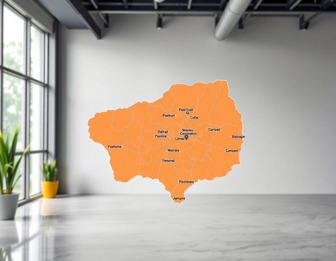 Pest Control Service Areas Map